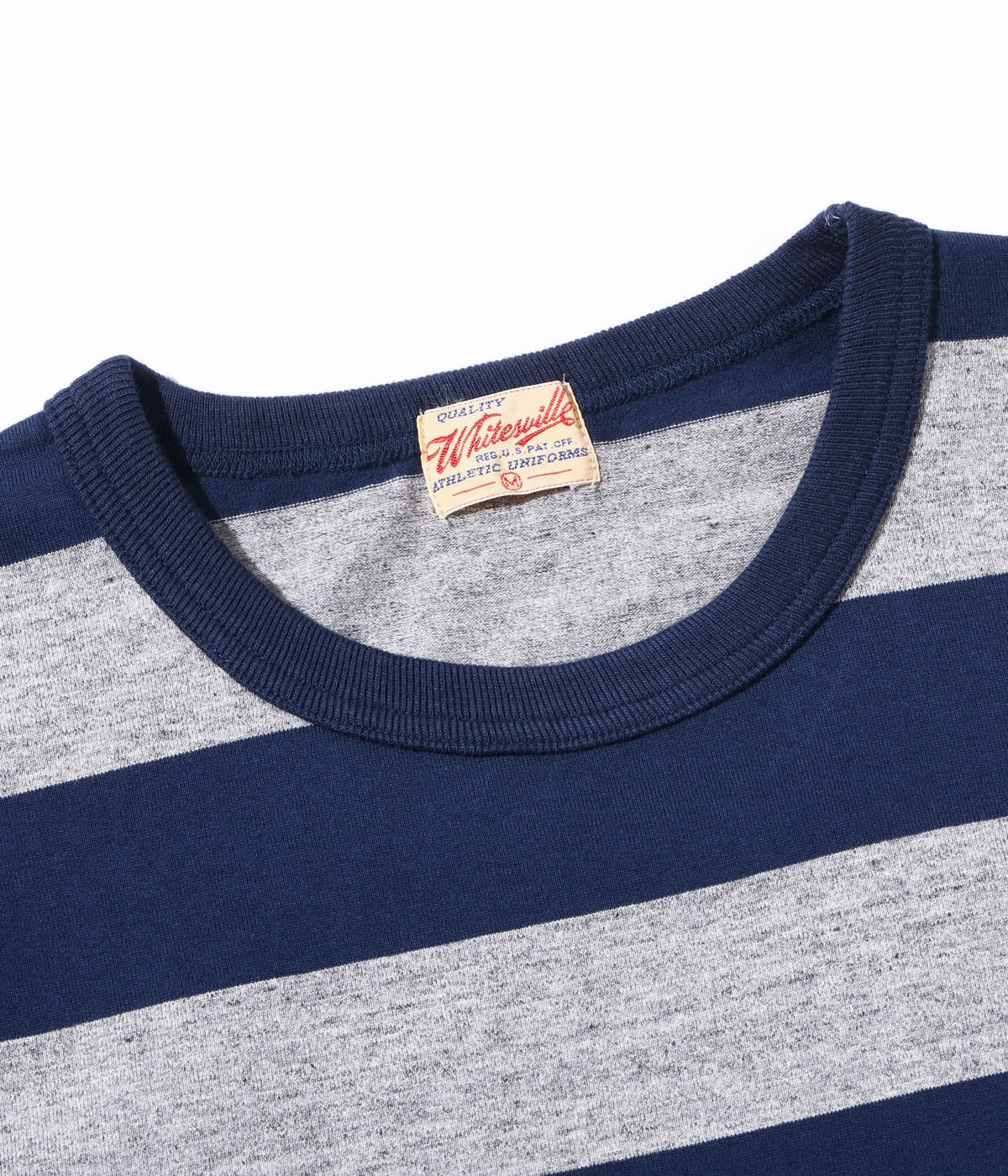 WHITESVILLE 30/2 BORDER T-SHIRT (SHORT SLEEVE)