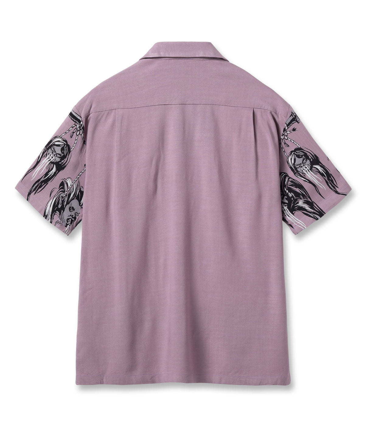 Hopsack Rayon Pullover Shirt "Shrunken Head"