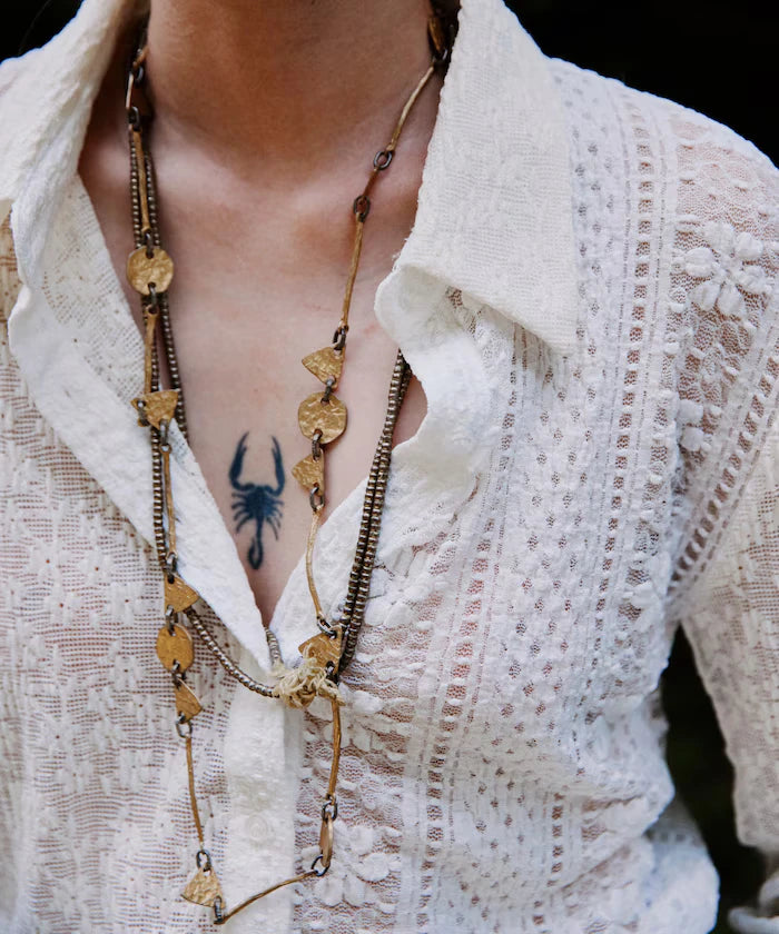 Floral Cut Lace Shirt