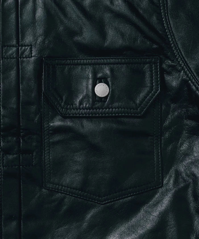 Leather Jacket TYPE-1 / Water-Repellent Leather / Cowhide