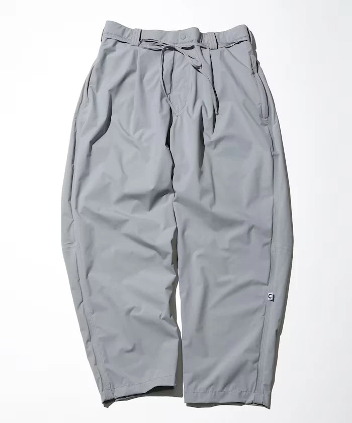 2.5Layer 1 tuck wide tapered shell pants