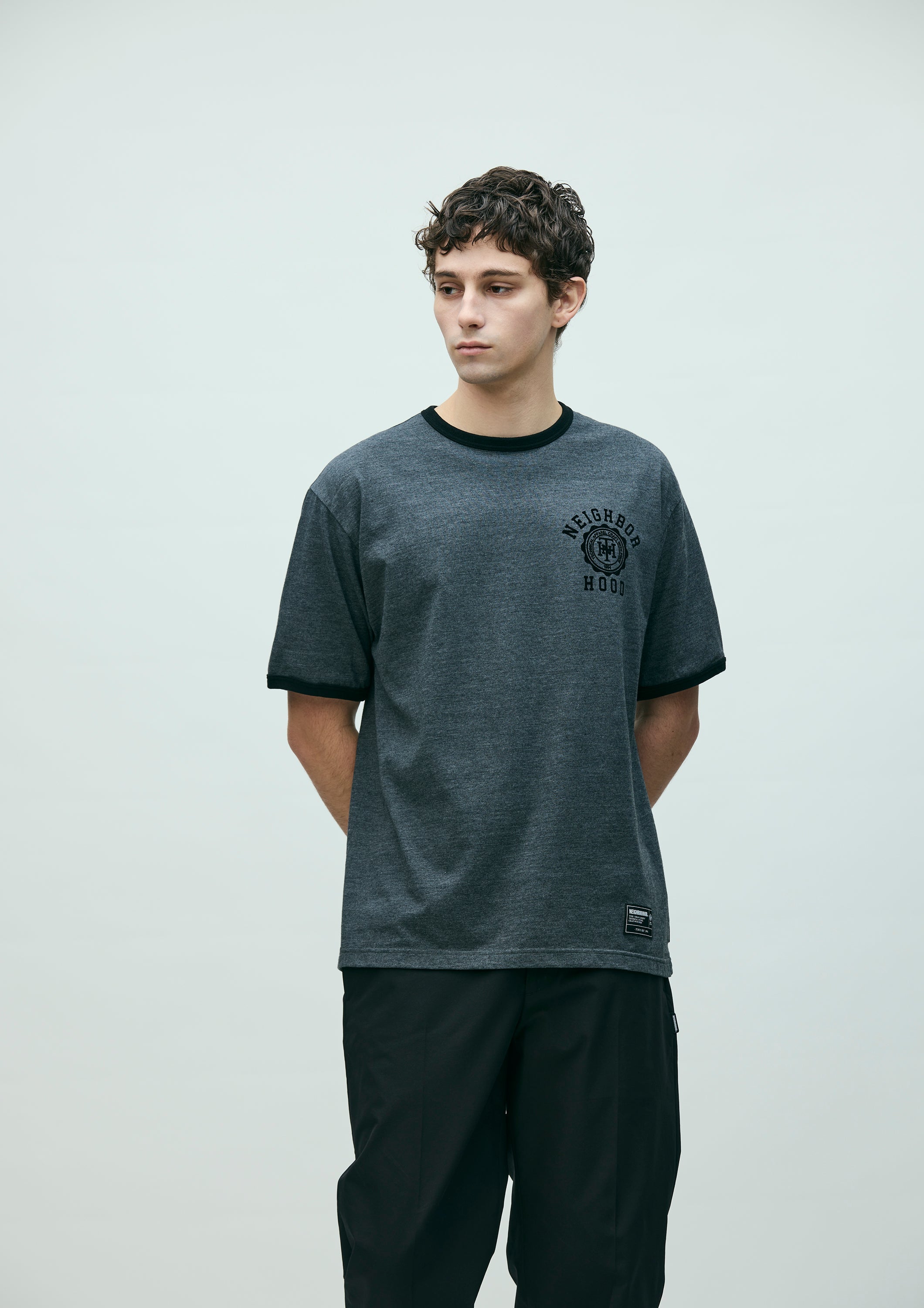 Heather Fabric Tee Ss