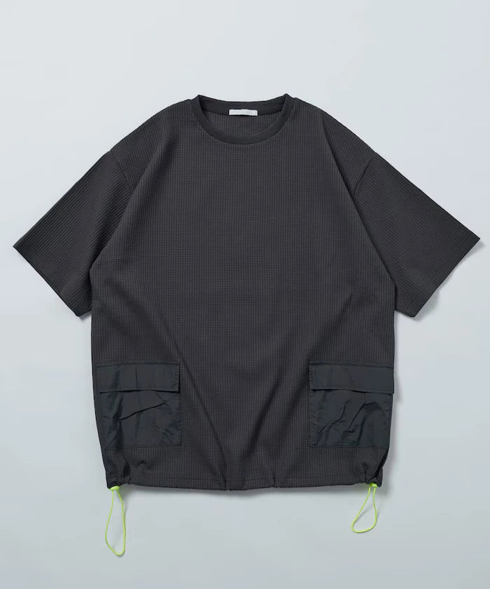 Side Pocket Spindle Tech Thermal Short Sleeve T-Shirt / Big Silhouette