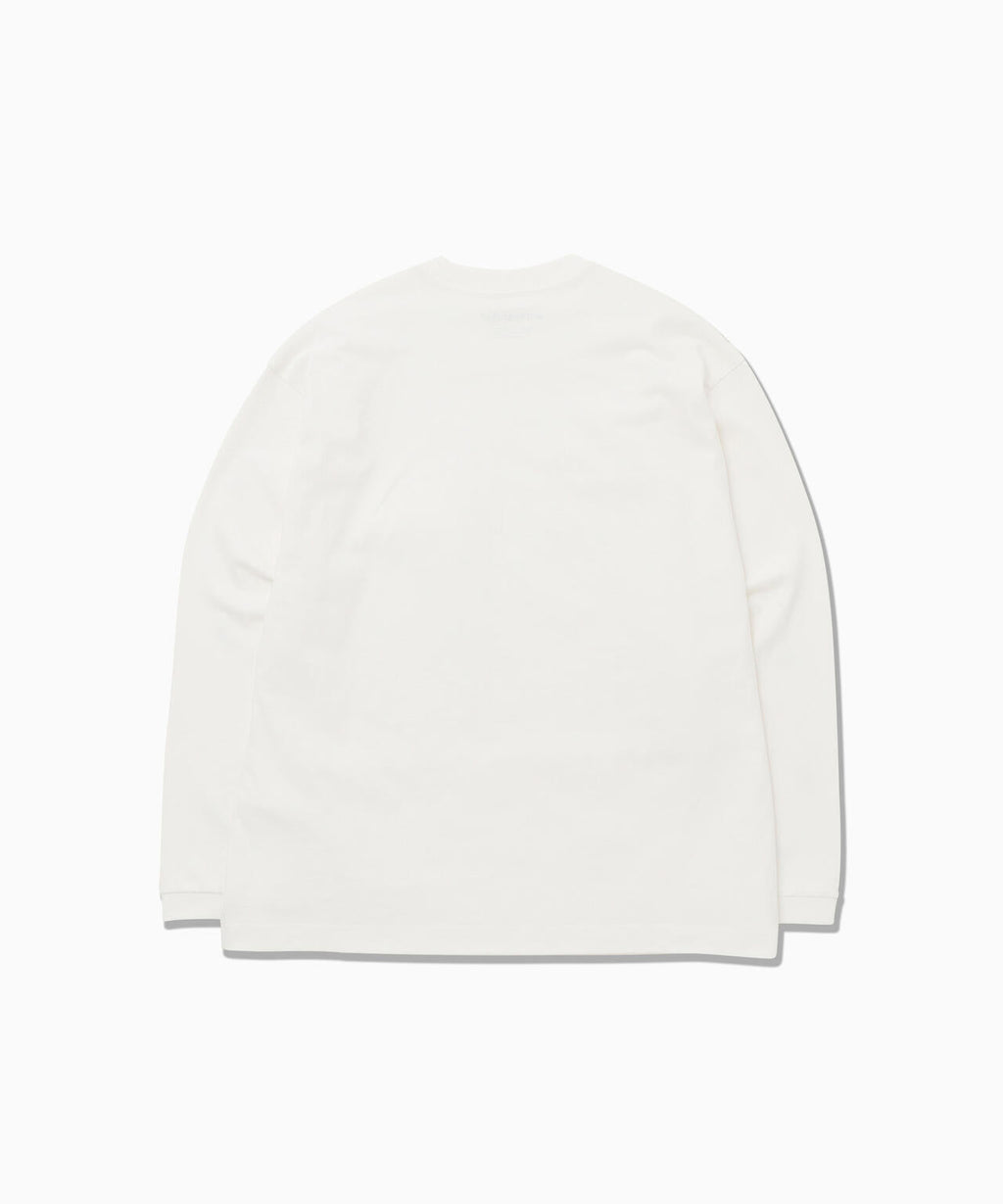 heavy cotton pocket LS T