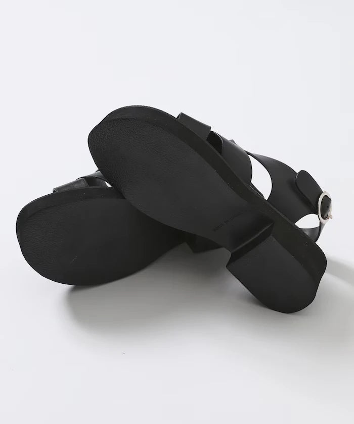 Wide Cross Sandals
