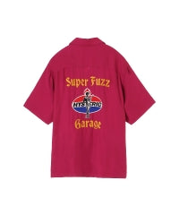 SUPER FUZZ GARAGE Embroidered Bowling Shirt