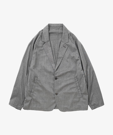 veste two button grey twill