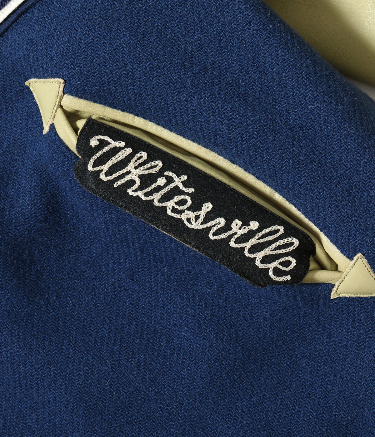 30oz. WOOL MELTON AWARD JACKET “FIGHTING CONDORS” (NAVY)
