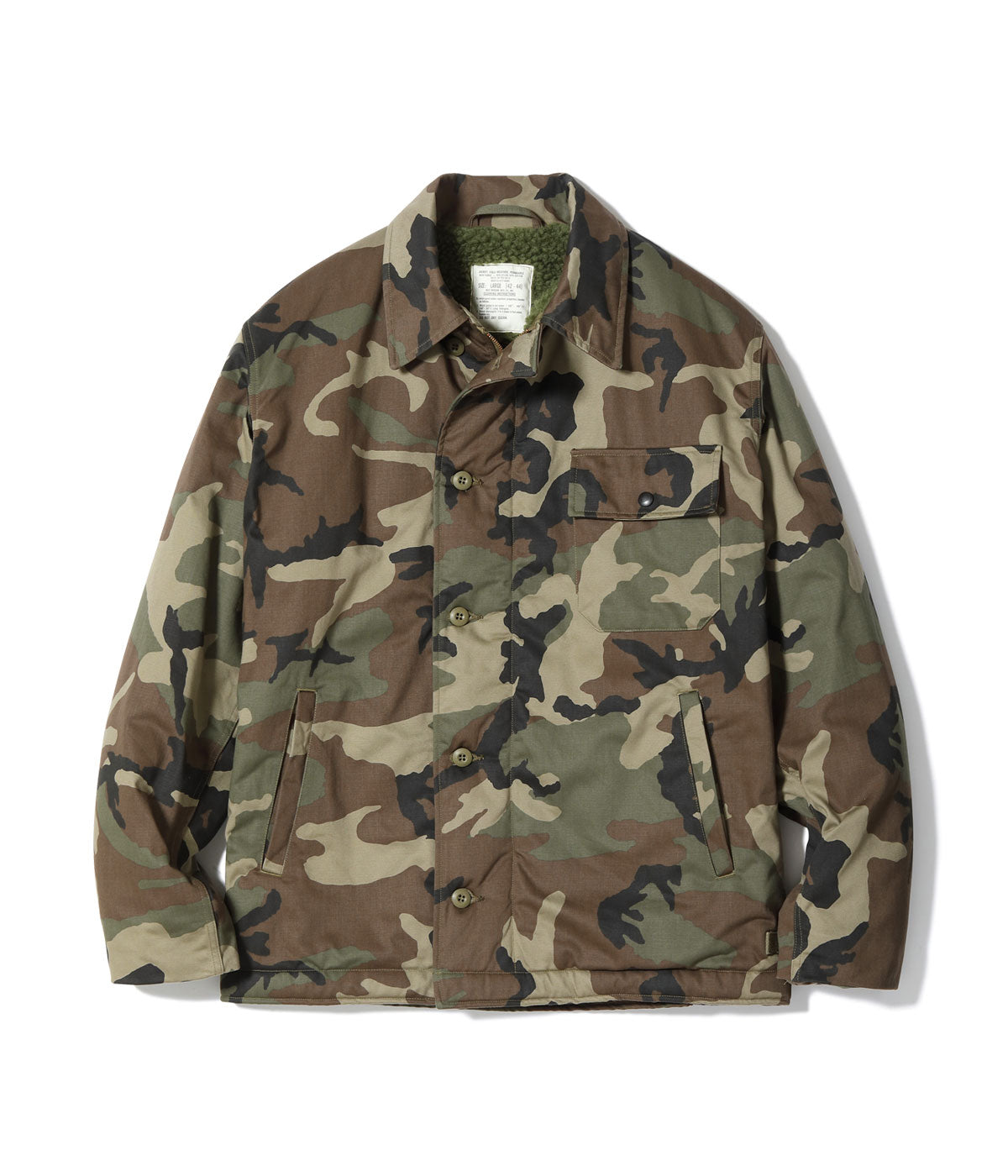 Type DECK A-2 ���BUZZ RICKSON MFG. CO., INC��� CAMOUFLAGE VERSION