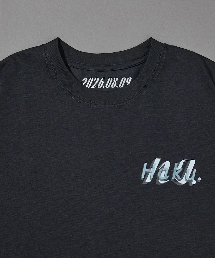 Haku. × FREAK'S STORE Multi-Function Back Print Crew Neck T-Shirt