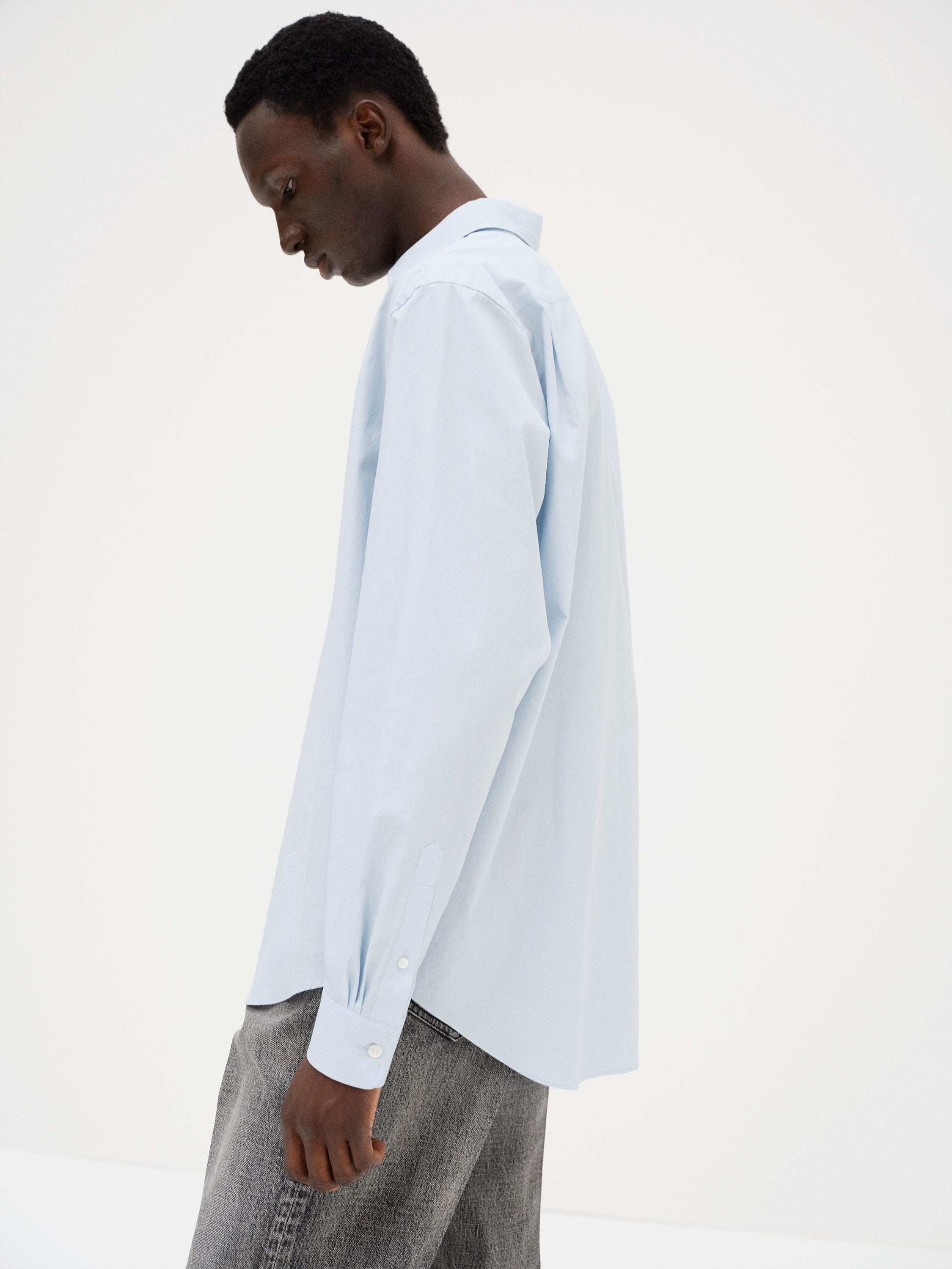 WASHED FINX TWILL SHIRT
