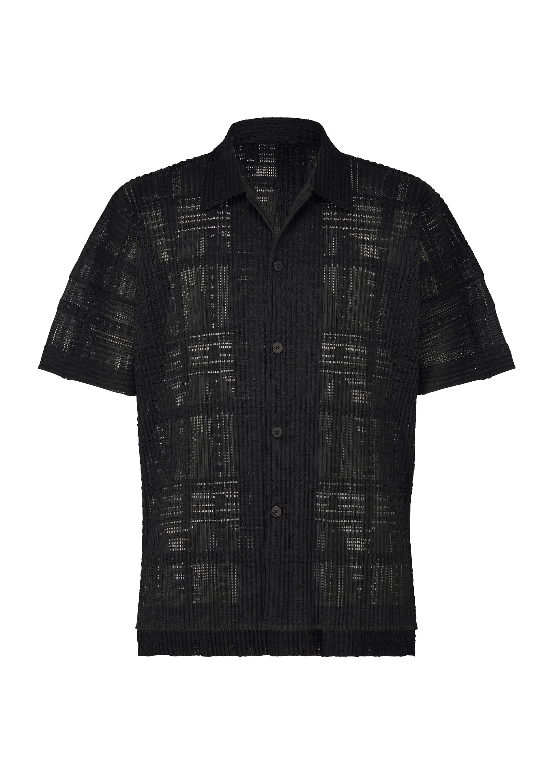 Lace Grid Pleats
