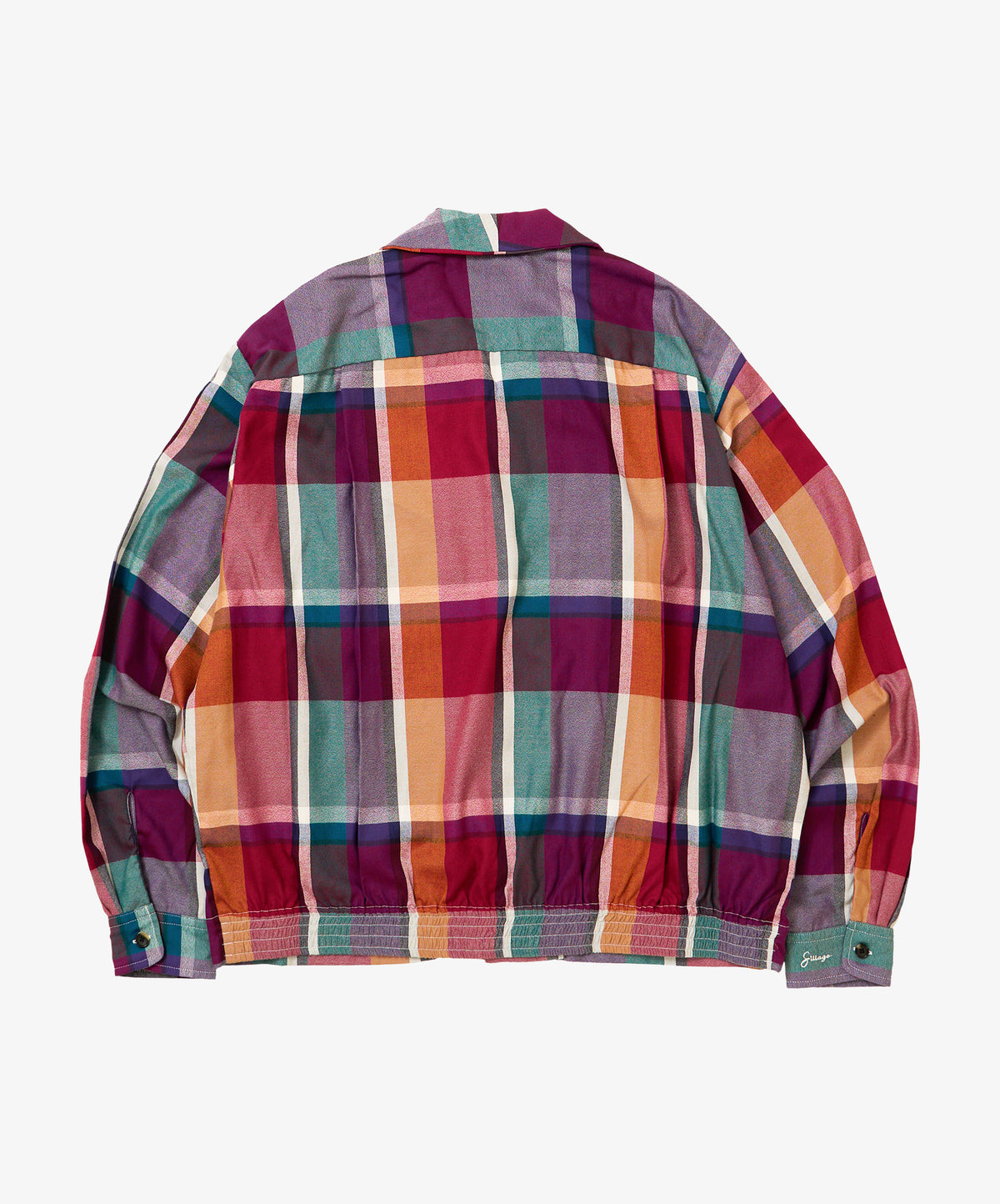 rib blouson deadstock multi check