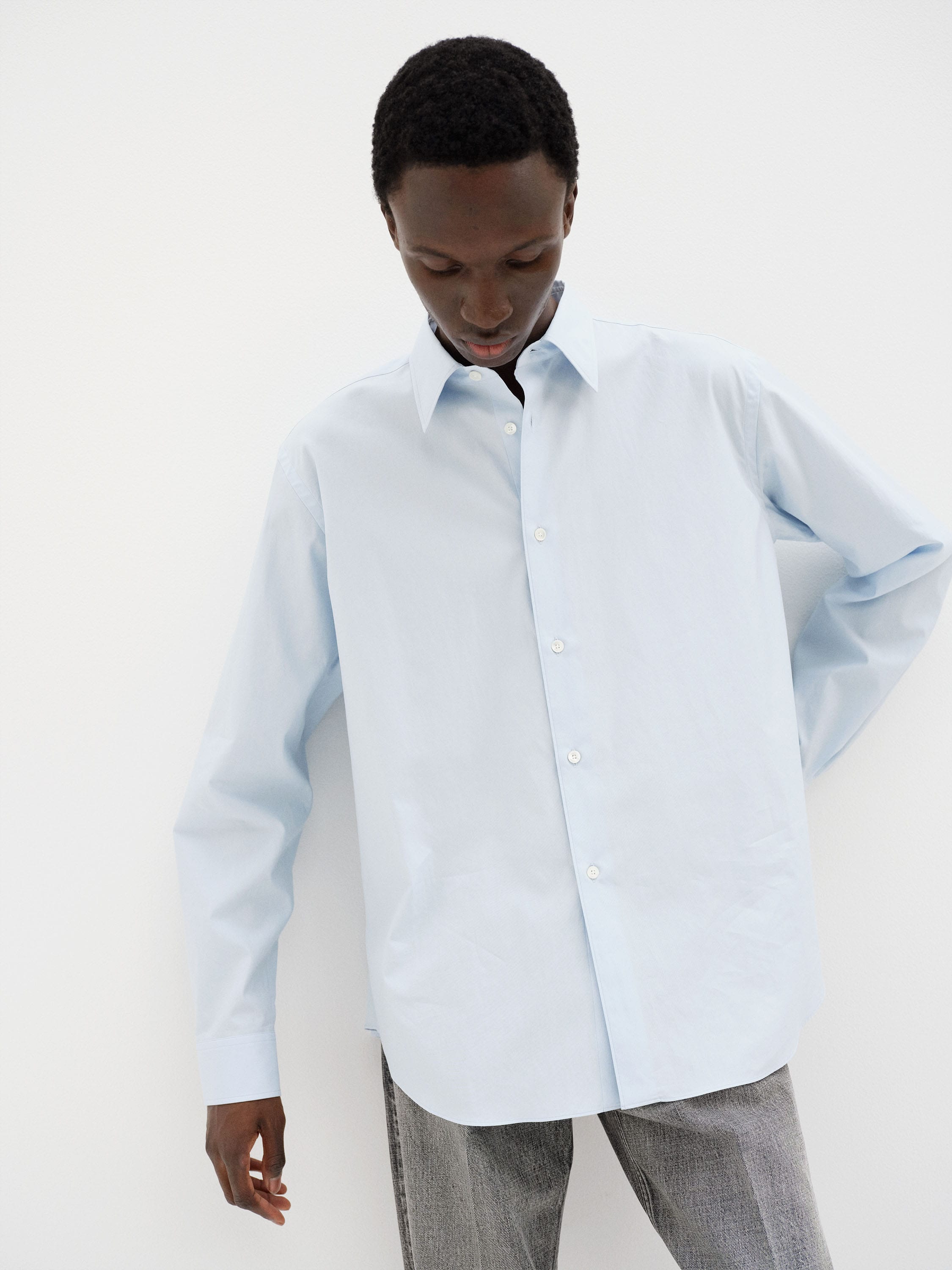 WASHED FINX TWILL SHIRT