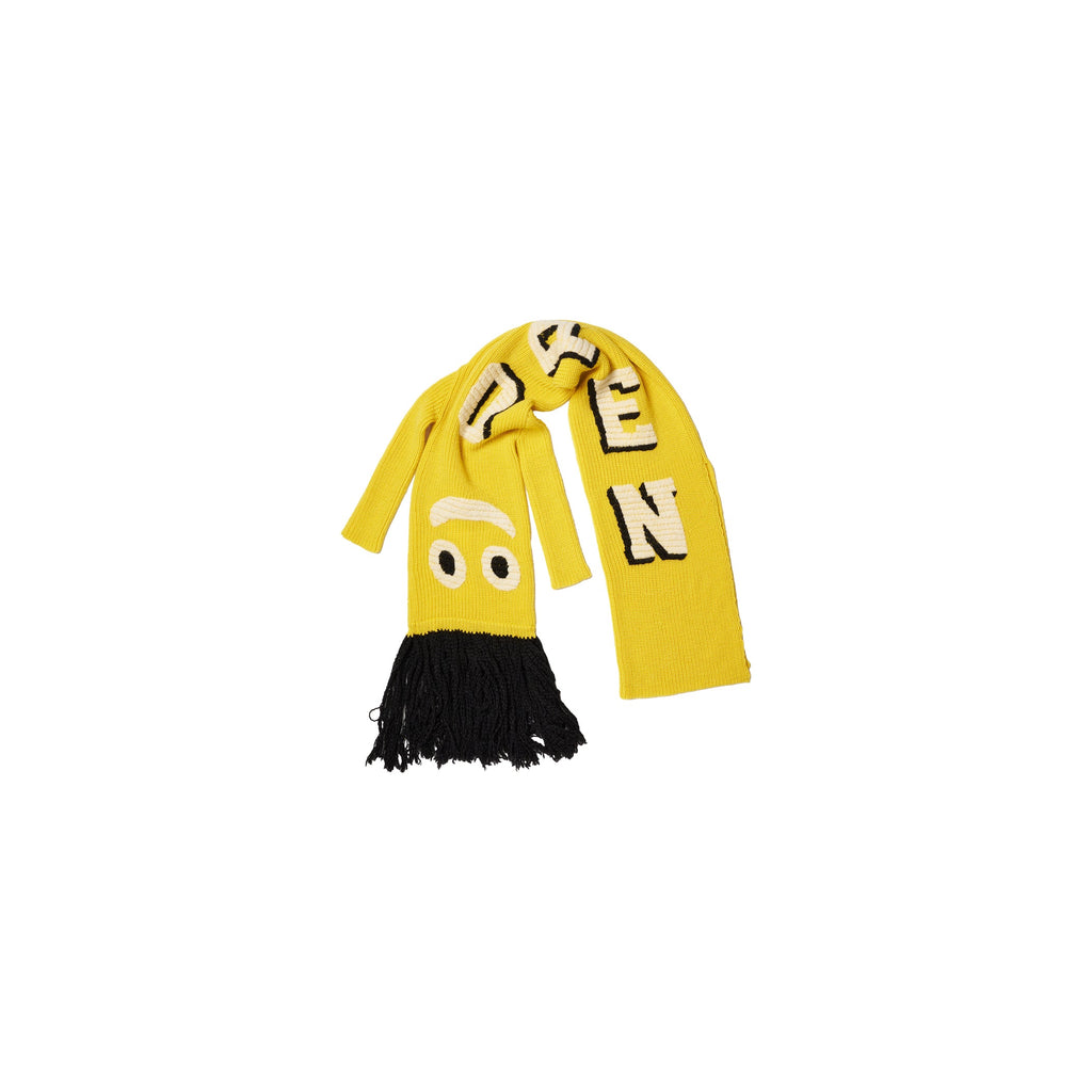AIR DANCER KNIT DRESS / SCARF：YELLOW