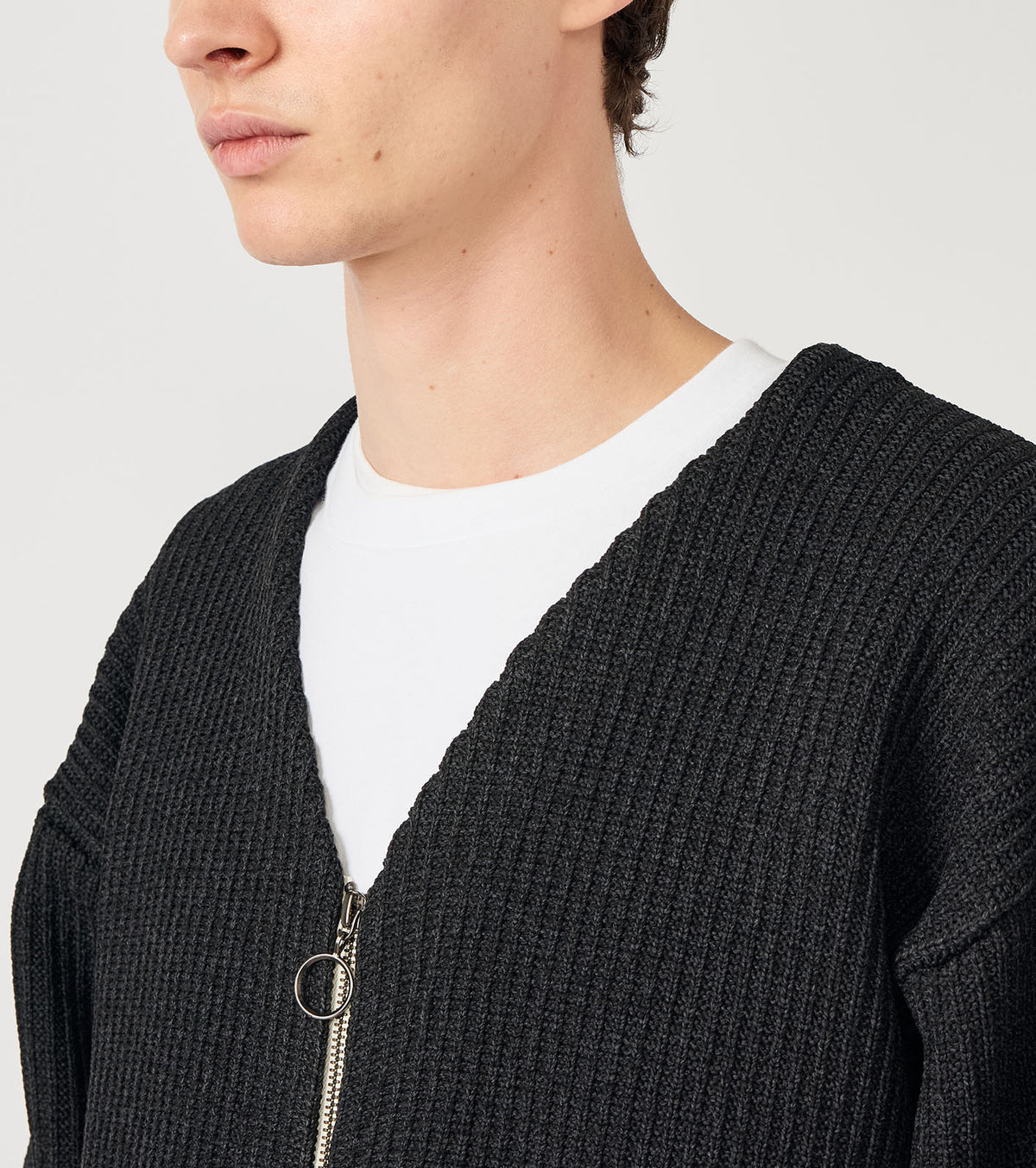 5G Zip Cardigan