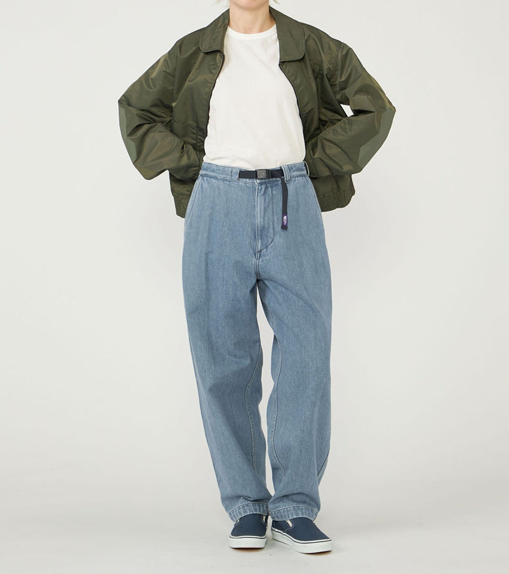 Denim Wide Tapered Field Pants