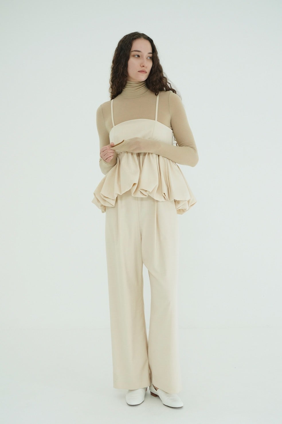 PEPLUM LAYERED ALL IN ONE