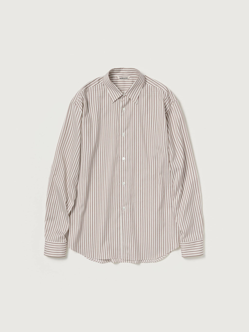 COTTON SILK STRIPE SHIRT