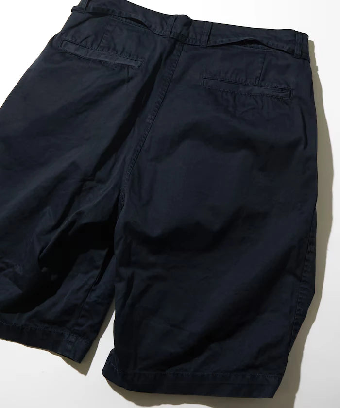 Extra Long Staple Organic Cotton 2 Tuck Chino Shorts