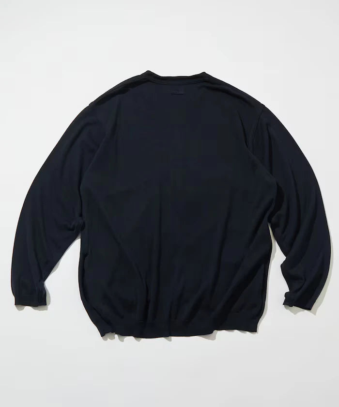 Silk Cotton Long Sleeve Cardigan
