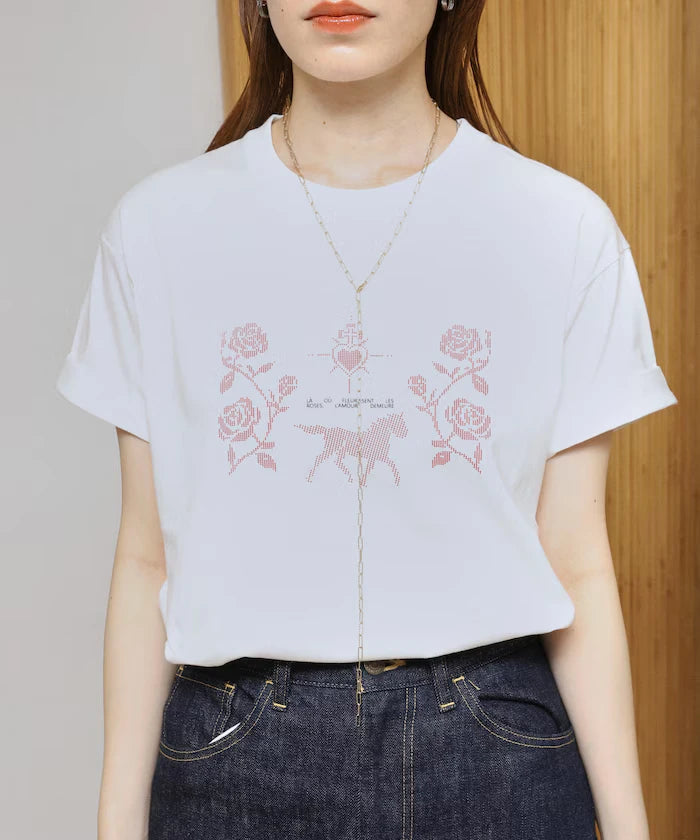 Organic Cotton Dot Graphic T-Shirt