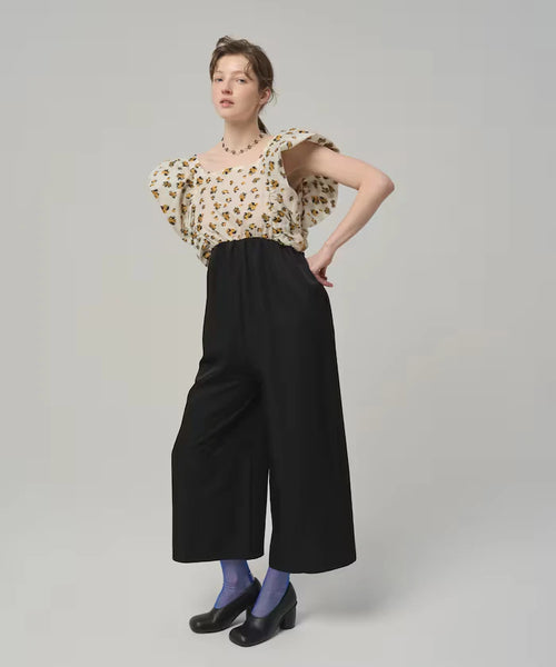 2WAY Flower Sheer Jacquard Docking All-in-One