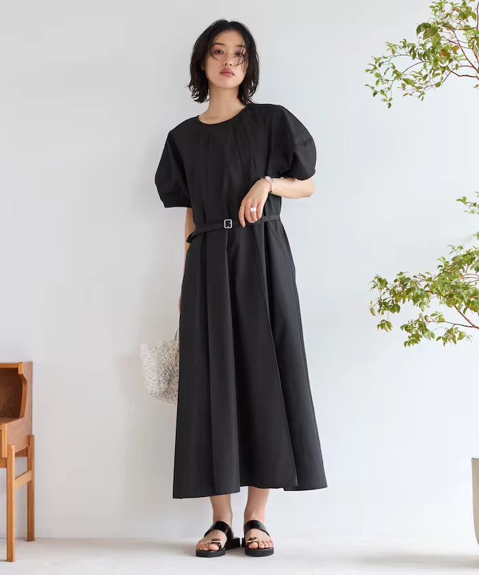 Balloon Sleeve 2WAY Dress / 5 Minute Sleeve