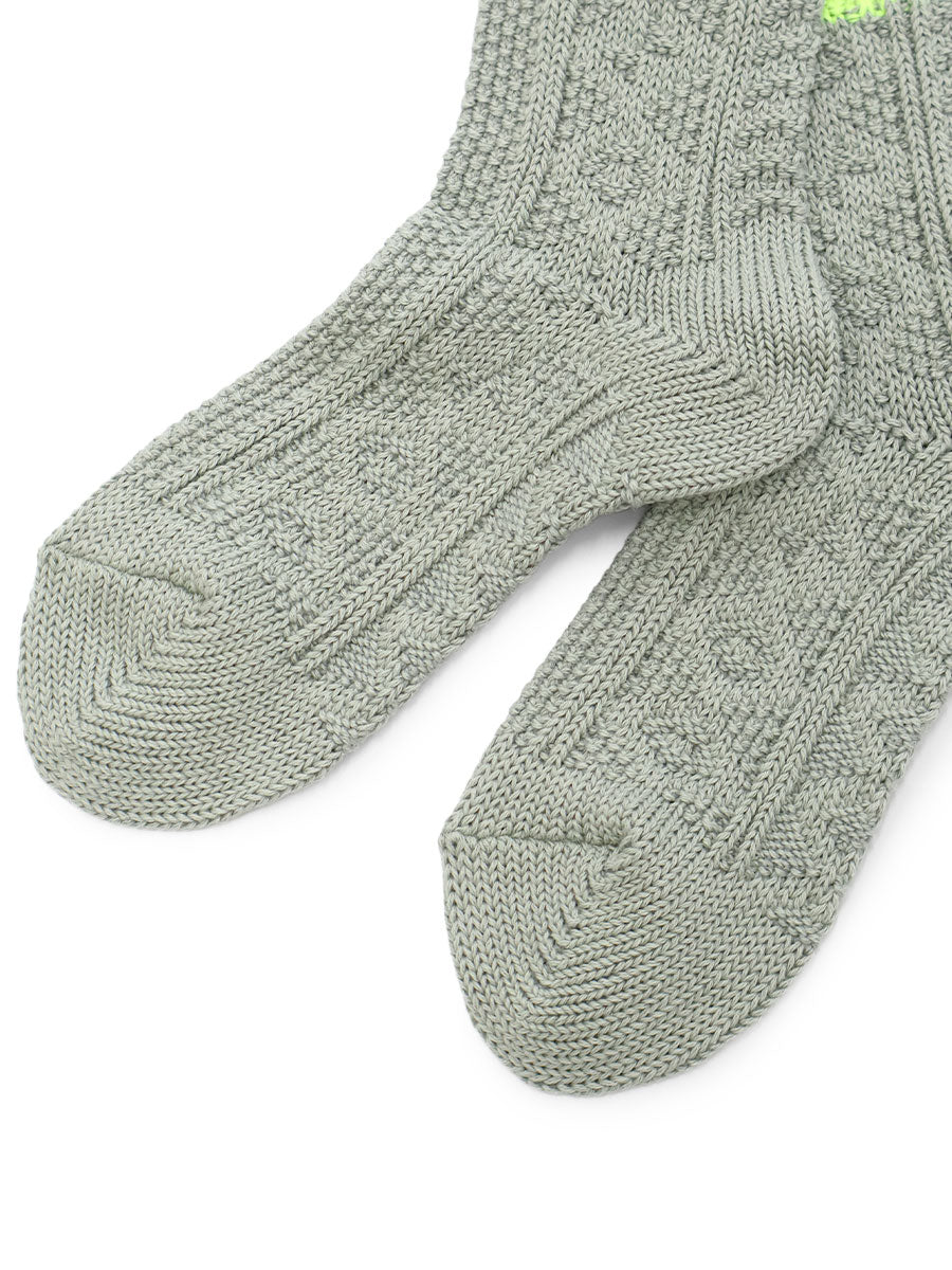 56本 Cable Knit Neonline Socks