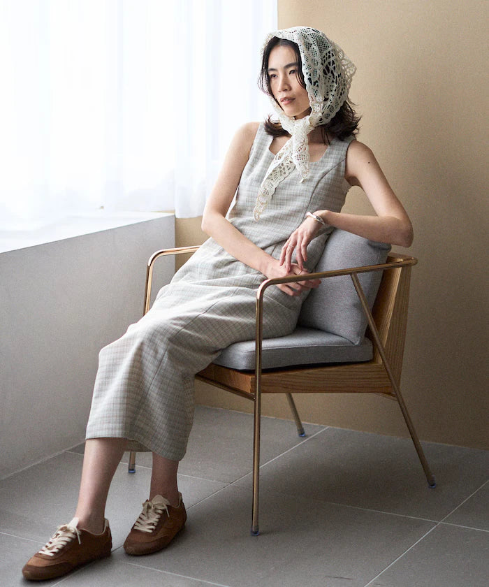 Camilla Check I-Line Dress / Suitable for Setup