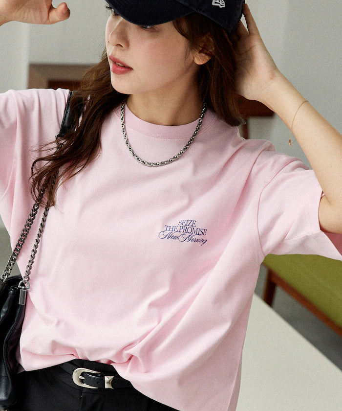 <Functional Material> PROMISE Cat Print T-Shirt Limited Release