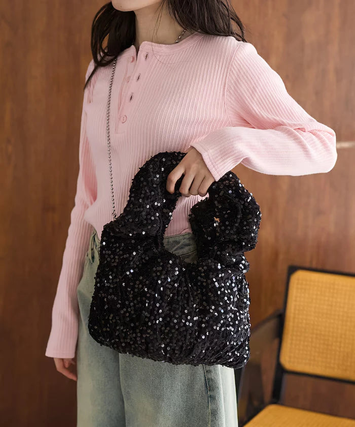 2WAY Sequin Gather Bag