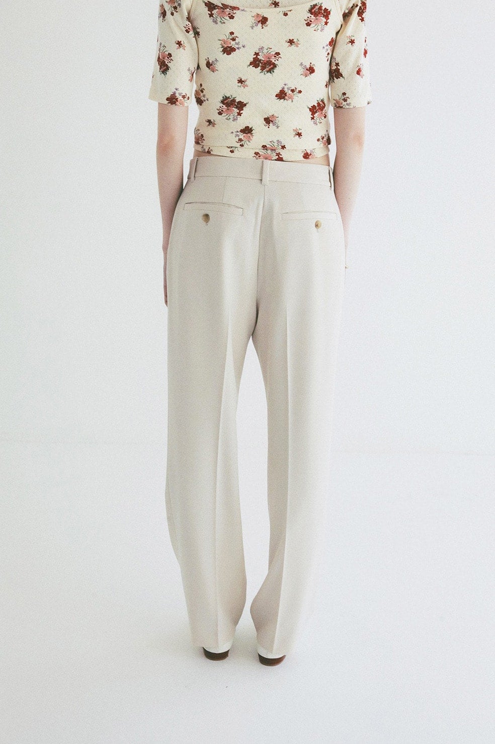 STRAIGHT SLIM PANTS