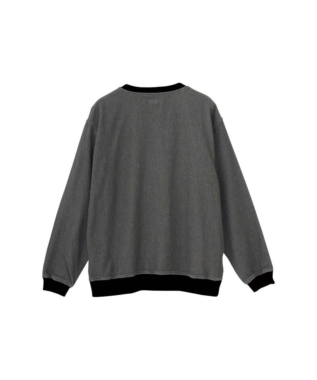 UP DOWN GIRL Denim Pullover