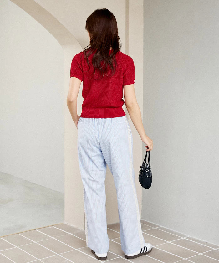 Compact Summer Knit with Purl Stitch - Limited Expansion