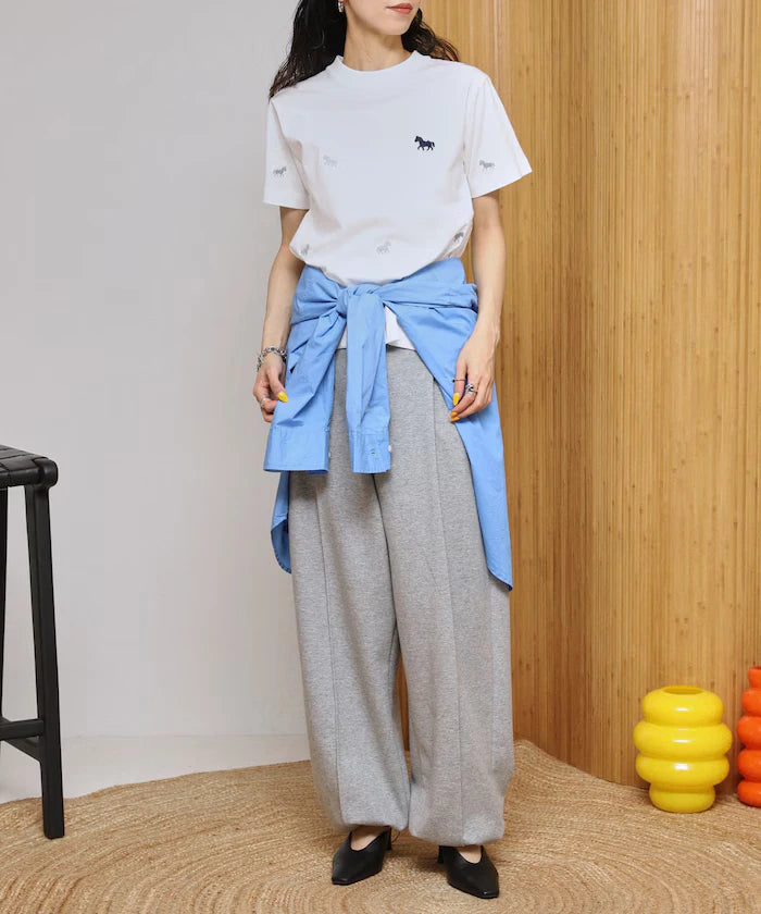 Organic Cotton Allover Embroidery T-Shirt