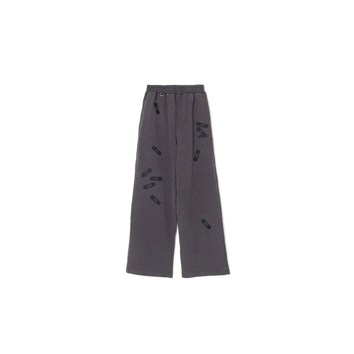 BANDAGE EMBROIDERY SWEAT PANTS