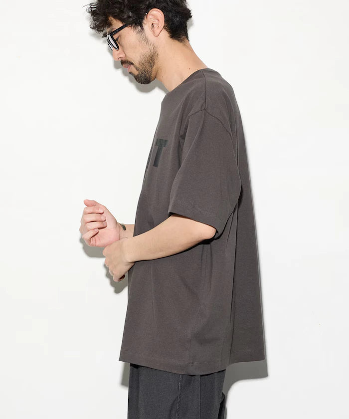 6 Ounce Front Logo Print Crew Neck T-Shirt / Print T-Shirt PR FIRST
