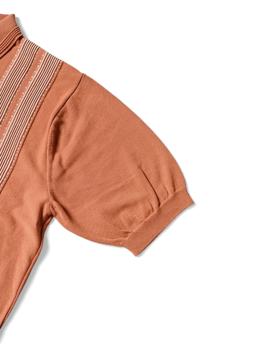 14G Cotton Knit Oyster Aloha Polo