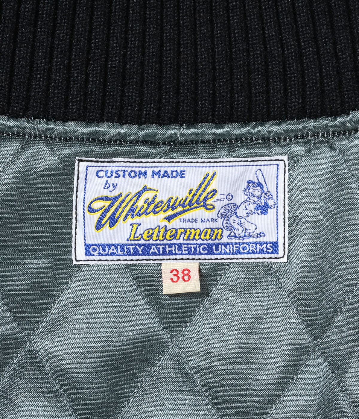 30oz. WOOL MELTON AWARD JACKET “ROARING TIGER” (BLACK)