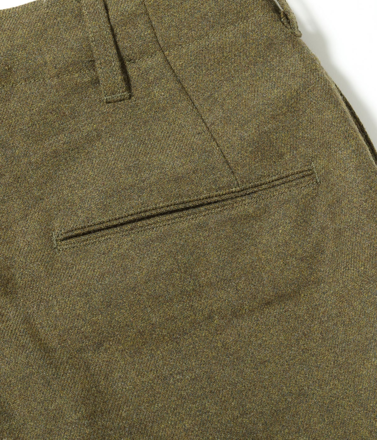 TROUSERS, WOOL, SERGE, SPECIAL O.D. LIGHT SHADE ���BUZZ RICKSON & COMPANY���