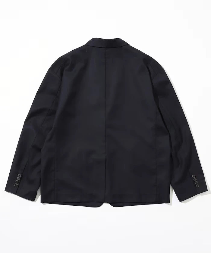 Sleeve-Contrast Tailored Jacket / Relaxed Fit
