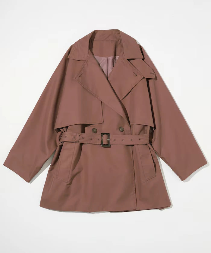 T/C Chambray Short Trench Coat