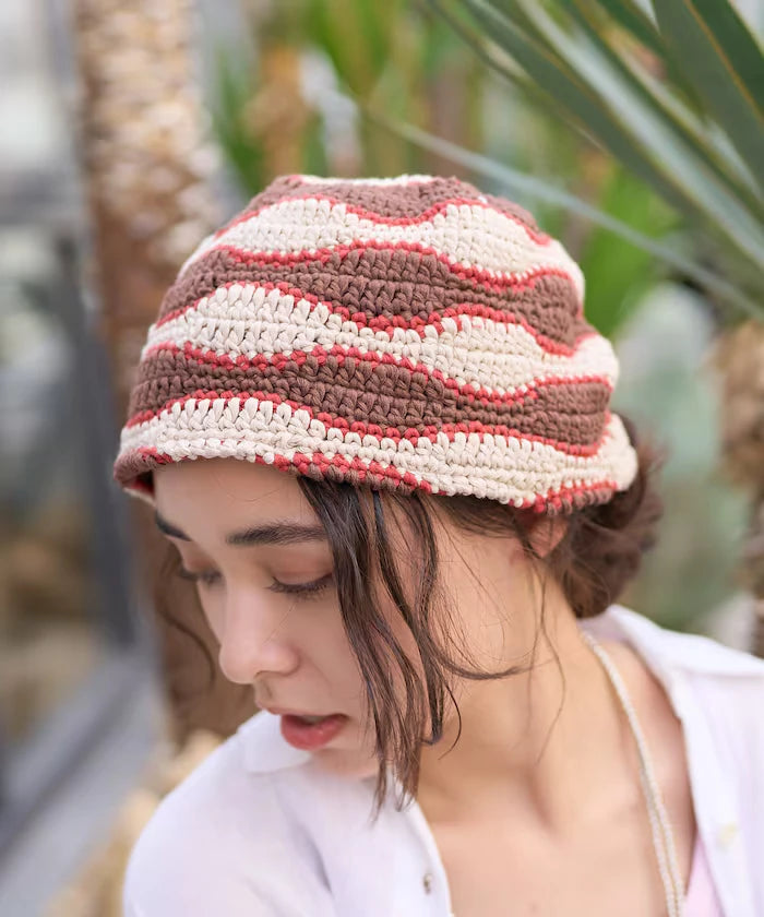 Wave Hand-Woven Knit Hat