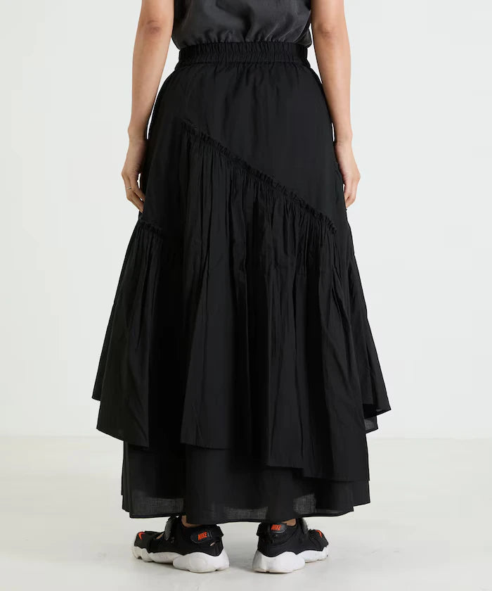 India Frill Maxi Gathered Skirt
