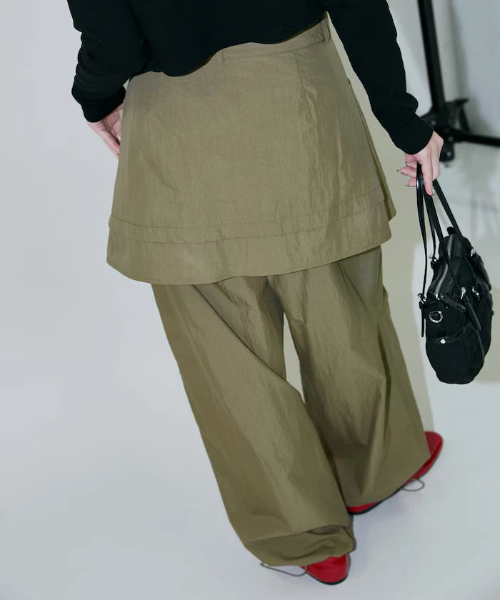 2WAY Skirt with Nylon Pants Limited Edition