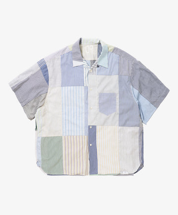 overshirt short sleeve stripe nine