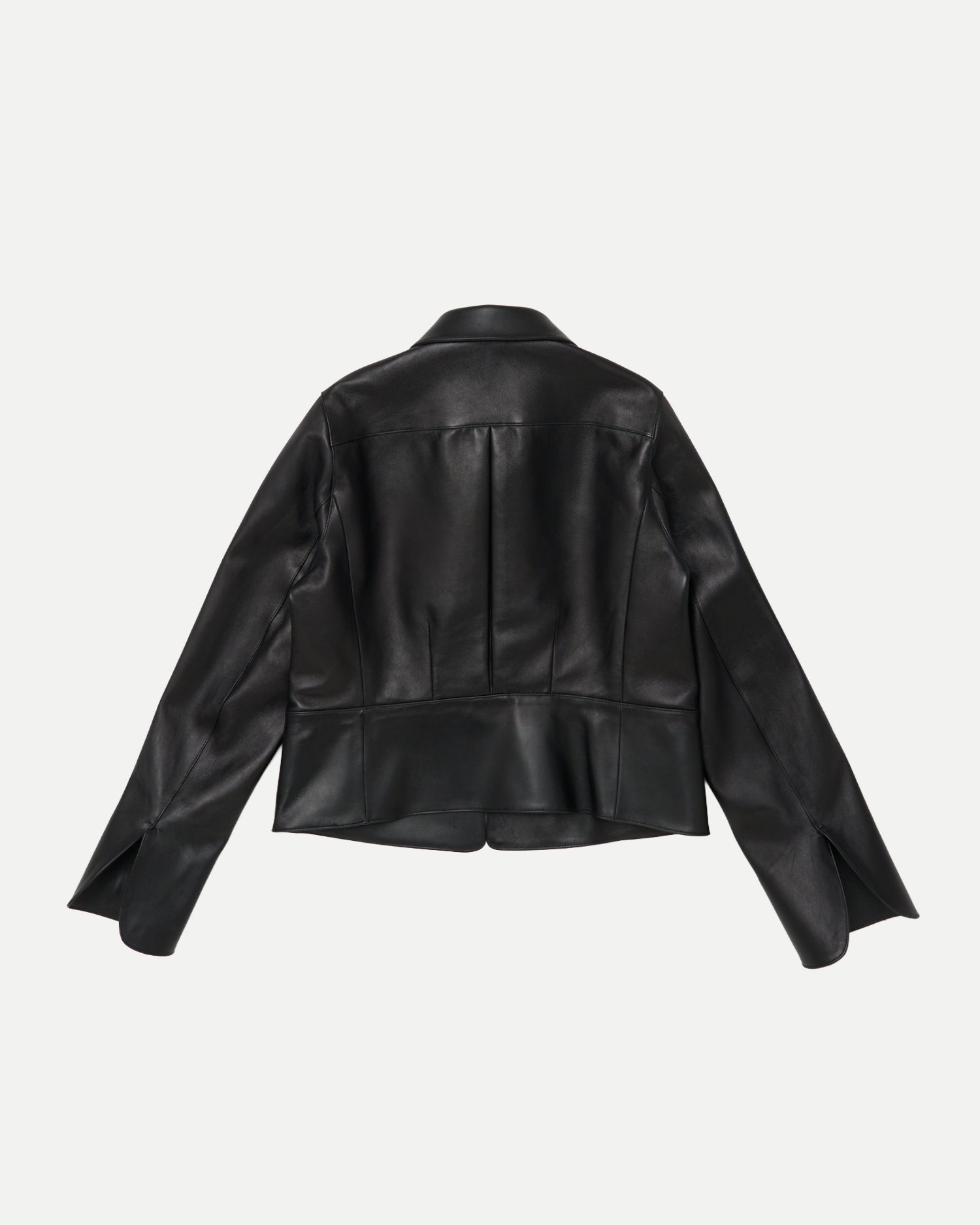 ZIP UP LEATHER JACKET