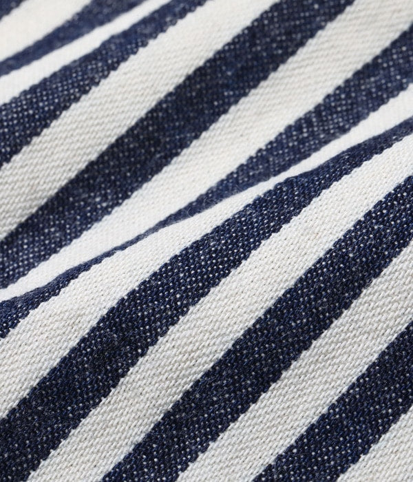 HEADLIGHT × FICTION ROMANCE NOS 7oz. 1 / 4" INDIGO STRIPE WORK COAT