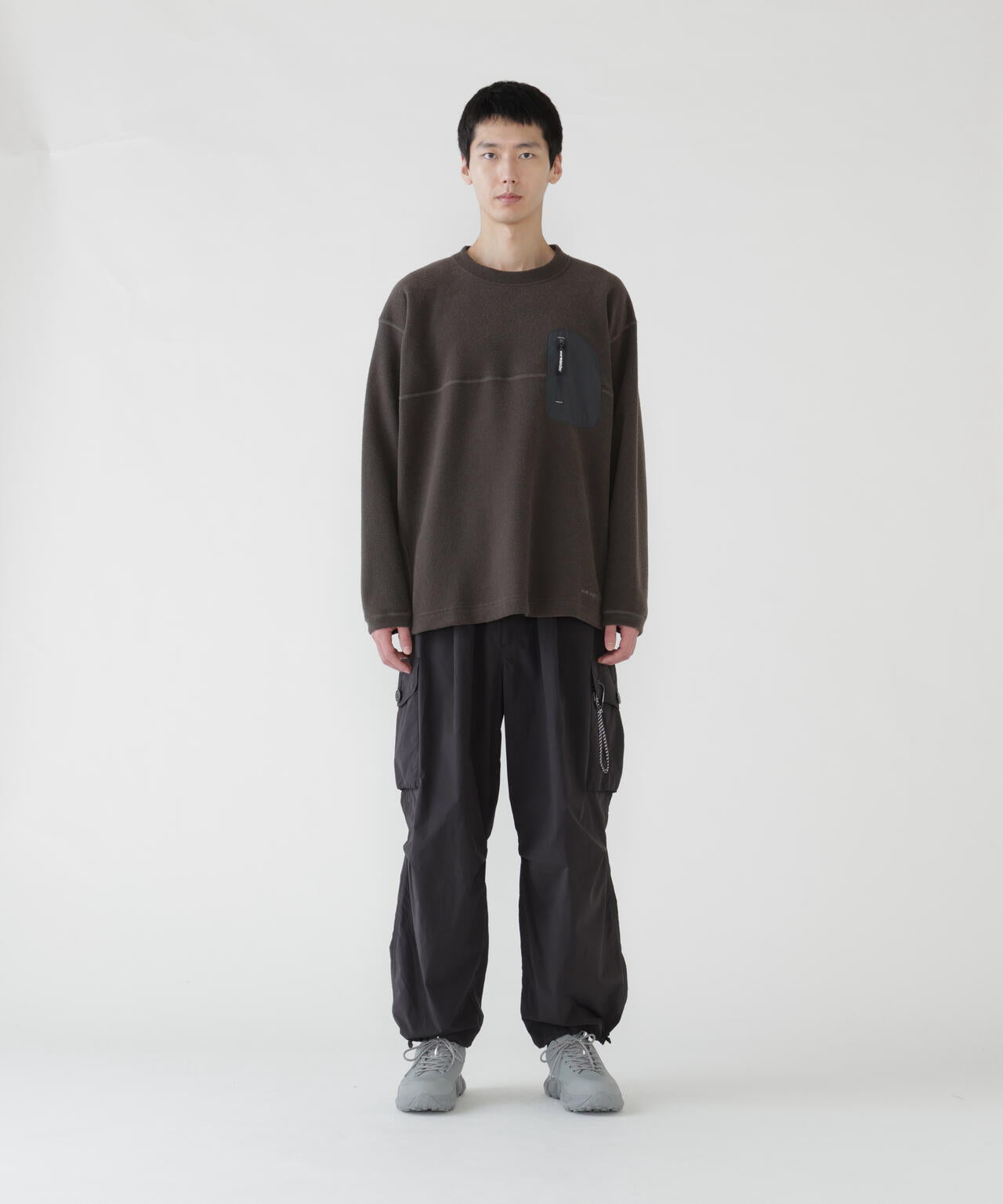 PE warm pile crew neck
